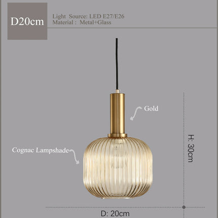 Lustre en verre lumineux pour décoration intérieure élégante — LZ4X9P