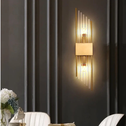 Applique murale moderne en verre pour mur TV — LZ4X9P2