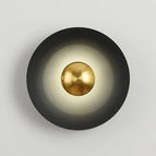 Noir / Diamètre30cm / Source de lumière 3 couleurs
