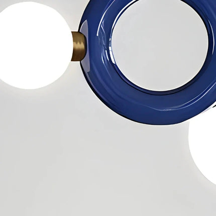 Suspension anneau métallique style art déco — LZ4N7Q2