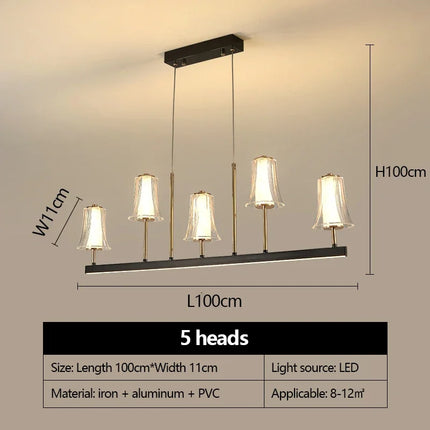 Lustre LED minimaliste au design postmoderne pour intérieur élégant — LZ4X9P2