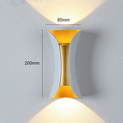 Applique murale LED étanche en aluminium pour extérieur moderne — LZ4X9P2