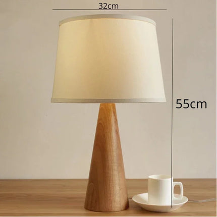 Lampadaire en bois au design nordique japonais Wabi-sabi — LZ4X9T1