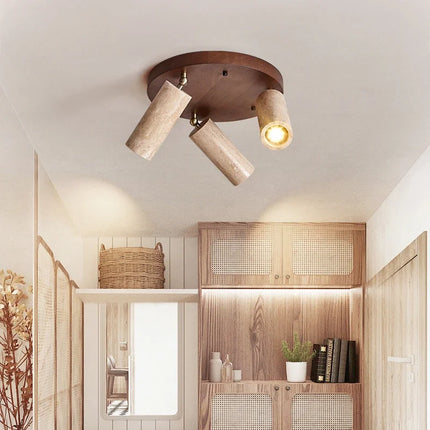 Plafonnier LED style japonais vintage pour intérieur et extérieur — LZ4X9M