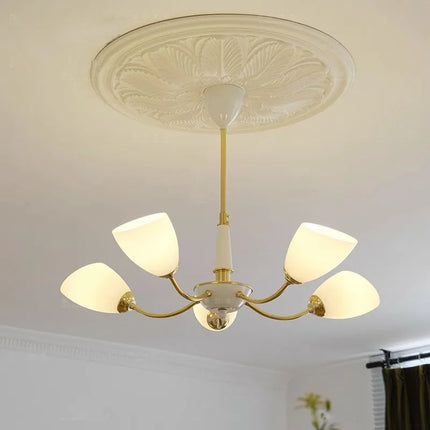 Lustre suspension LED en verre au design nordique vintage — LZ4X9P2Q