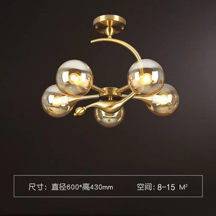 Lustre suspension nordique post-moderne style américain simple — LZ4X9P