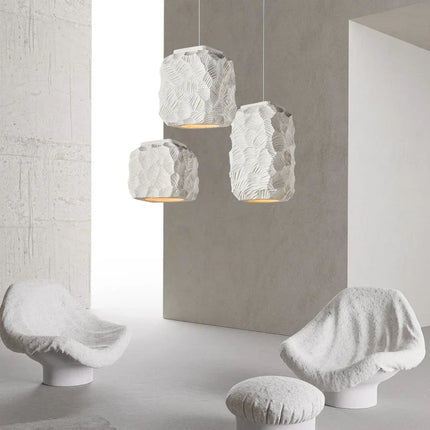 Lustre LED créatif style nordique Wabi Sabi personnalisé — LZ4X9Q2