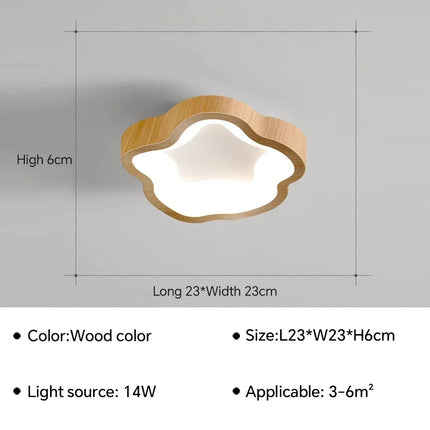 Plafonnier LED style nordique pour salon — LZ4G7XQ9