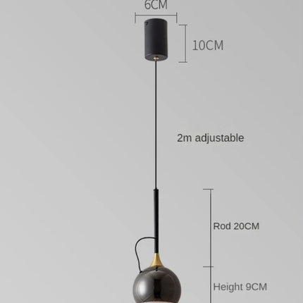 lampe de chevet moderne à aspiration magnétique réglable