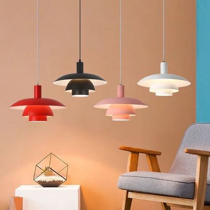 Lustre danois créatif en forme de soucoupe volante pour café et restaurant — LZ4X9M