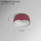 Rouge 22cm / Blanc chaud