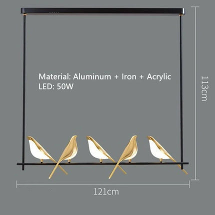 Lampadaire LED postmoderne oiseau doré galvanoplastie pour salon et chambre — LZ4X9J