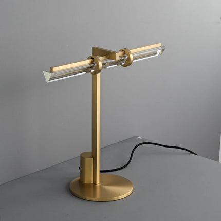 Lampe de bureau LED minimaliste en cristal pour lecture et travail — LZ4X9P2