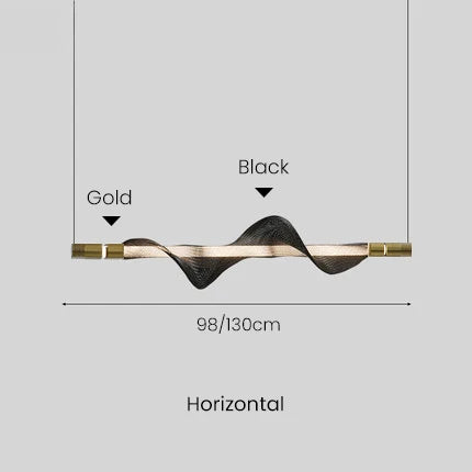 Suspension tube lumineux design nordique pour intérieur décoratif — LZ4XJ9