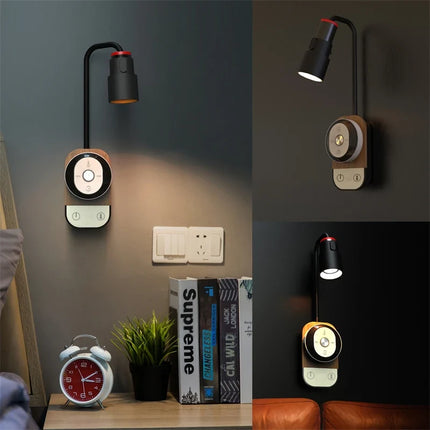Lampe de chevet LED nordique rechargeable avec télécommande réglable — LZ4X9P2