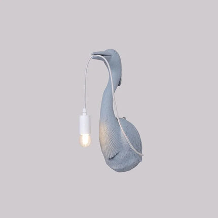 Applique murale design nordique en résine grue décorative — LZ4N7Q2