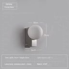 Blanc chaud (2700-3500K) / Applique noire