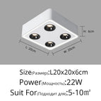 E Blanc L20x20cm 22W / Blanc chaud