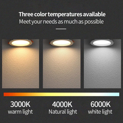 Spot LED encastré à trois températures de couleur polyvalent — LZ4F9QJ