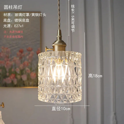 suspension en verre au design nordique moderne pour intérieur élégant