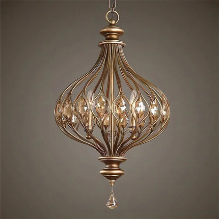 Suspension vintage en cristal pour éclairage intérieur — LZ4D7Q9