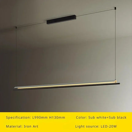 Lustre suspension moderne nordique design long et épuré — LZ4F7XQ