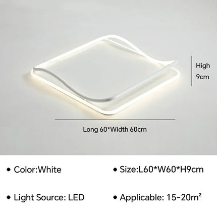 Lustre LED moderne pour décoration intérieure élégante — LZ7XQ2