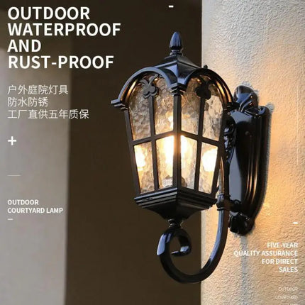 Applique murale LED vintage en aluminium pour extérieur et jardin — LZ4X9T1