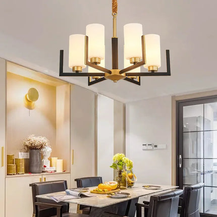Lustre suspension LED style chinois rétro luxe — LZ4X9M