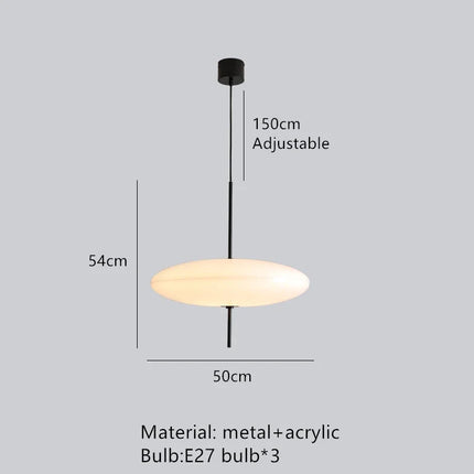 Suspension moderne avec fil plat réglable pour intérieur — LZ4X9Q