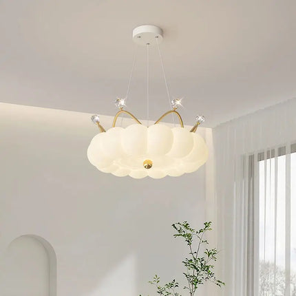 Lustre LED moderne à suspension couronne avec télécommande optionnelle — LZ4X9P