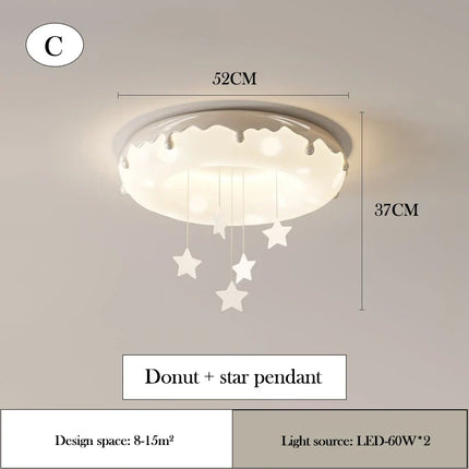 Lustre enfant en forme de beignet pour chambre — LZ4X9P2
