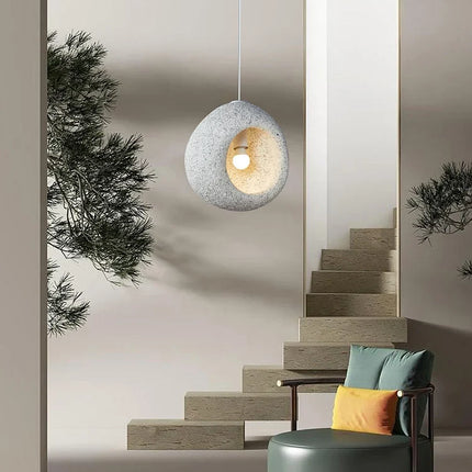 Suspension LED nordique Wabi Sabi, design simple et créatif — LZ4X9T2