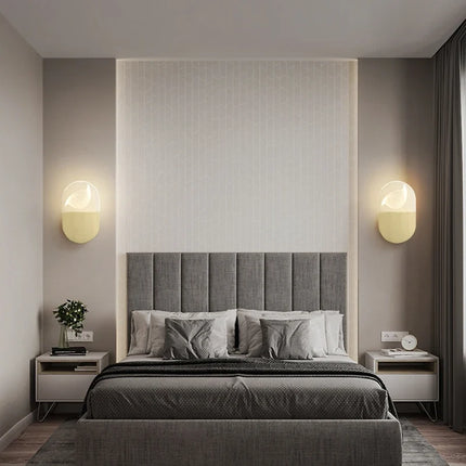 Applique murale LED en cuivre au design minimaliste pour intérieur élégant — LZ4X9T1