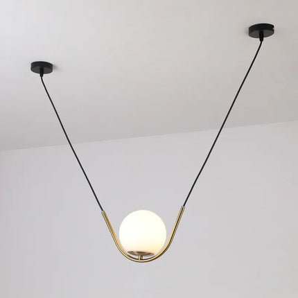 Suspension en verre style nordique pour restaurant et café — LZ4R9XQ