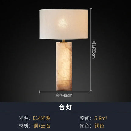 Lustre moderne en marbre naturel au design lumineux — LZ4X9P2