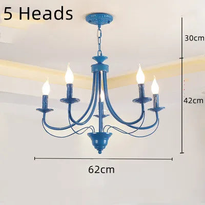 Lustre en fer forgé noir et blanc au design moderne pour intérieur — LZ4X9J