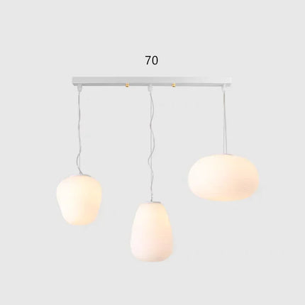 Suspension LED en verre au design japonais moderne pour intérieur élégant — LZ4X9Q