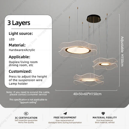 Plafonnier LED au design moderne pour intérieur élégant — LZ4X9P2