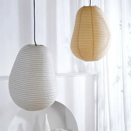 Lustre LED décoratif style japonais Wabi Sabi Isamu Noguchi — LZ4X9P2