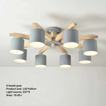 Lustre suspension nordique pour intérieur moderne et élégant — LZ4X9J