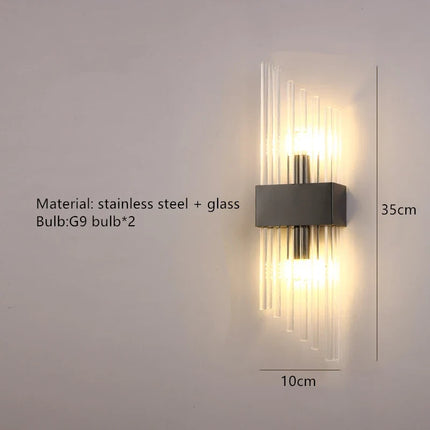 Applique murale moderne en verre pour mur TV — LZ4X9P2