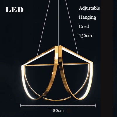 Lustre LED minimaliste à intensité variable pour éclairage intérieur — LZ4P9XJ
