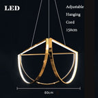Dimmable / Dia80cm / White frame