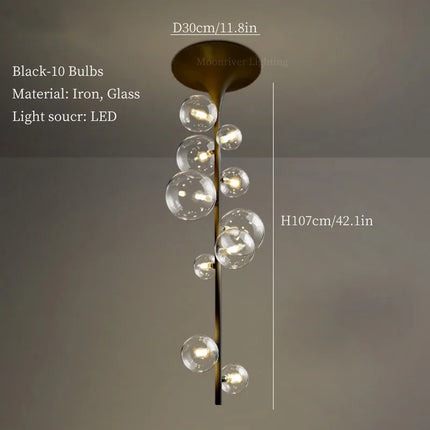 Lustre LED créatif pour intérieur moderne et élégant — LZ4X9P2