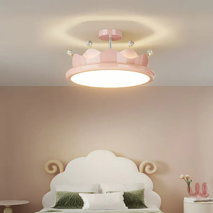 Lustre en cristal romantique pour chambre d'enfant princesse — LZ4P9X