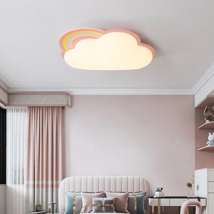 Plafonnier nuage arc-en-ciel décoratif pour chambre enfant — LZ4X9P