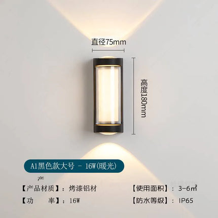 Applique murale LED étanche pour extérieur, jardin et couloir — LZ4X9M2