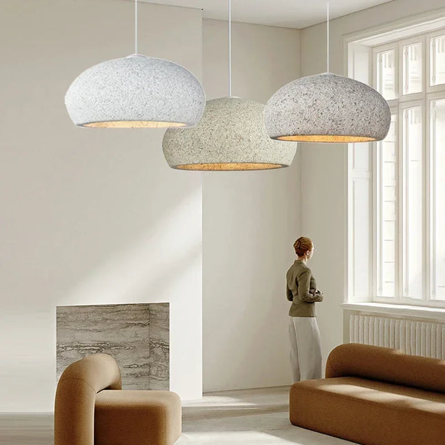 Suspension LED minimaliste style nordique wabi-sabi pour décoration — LZ7XQ2
