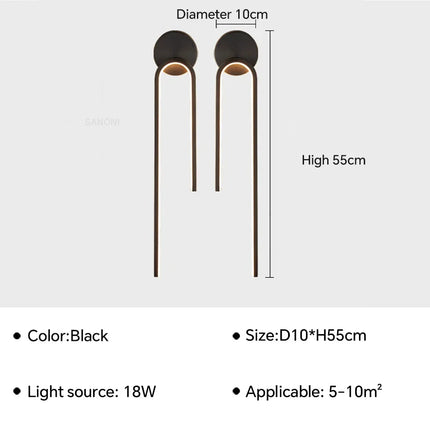 Applique murale LED au design moderne pour décoration intérieure élégante — LZ4X9T2